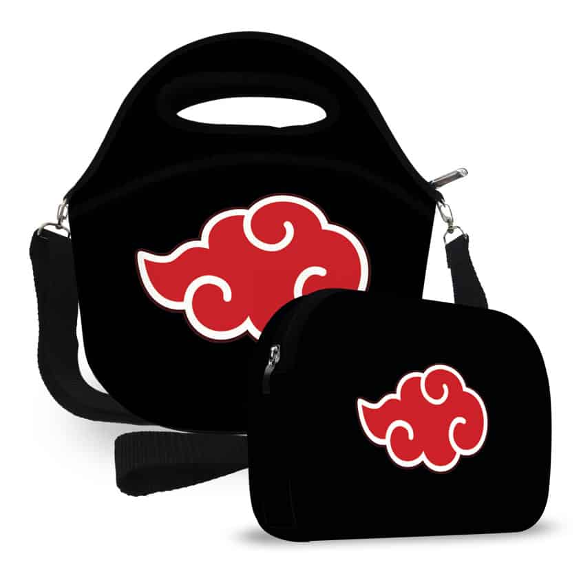 Kit Mochila Premium + Squeeze – ISOPRENE – Naruto Akatsuki Nuvem